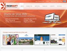 Tablet Screenshot of norsoft.com.ar